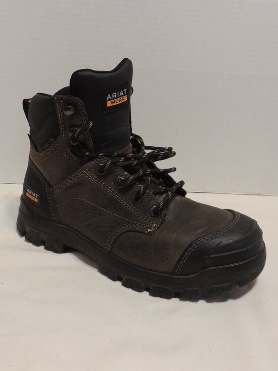 Ariat Boots Waterproof Steel Toe Men 7.5 Brown Black Lace Up Work Boots main image 11
